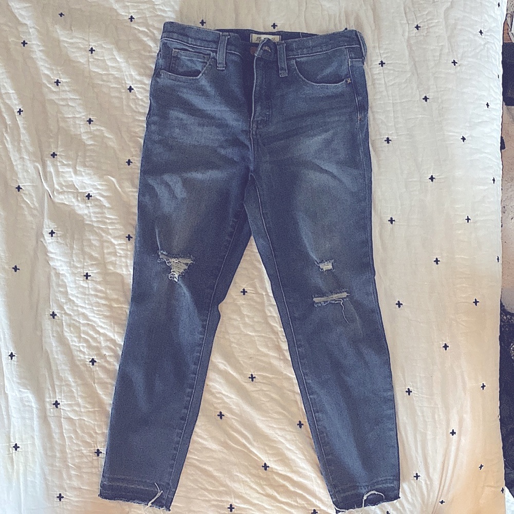 Madewell 10” High-rise crop skinny